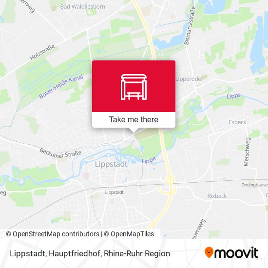 Lippstadt, Hauptfriedhof map