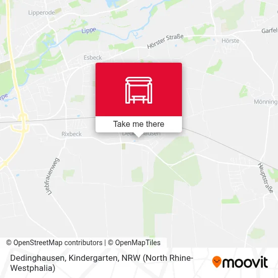 Dedinghausen, Kindergarten map