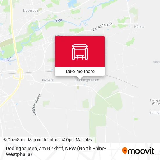 Карта Dedinghausen, am Birkhof