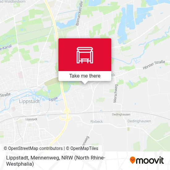 Lippstadt, Mennenweg map