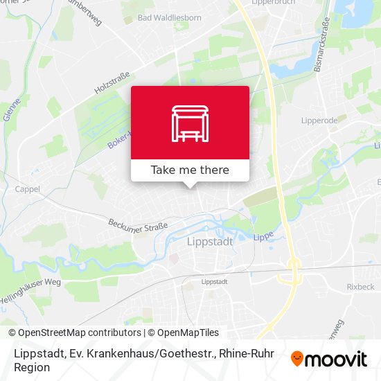 Lippstadt, Ev. Krankenhaus / Goethestr. map