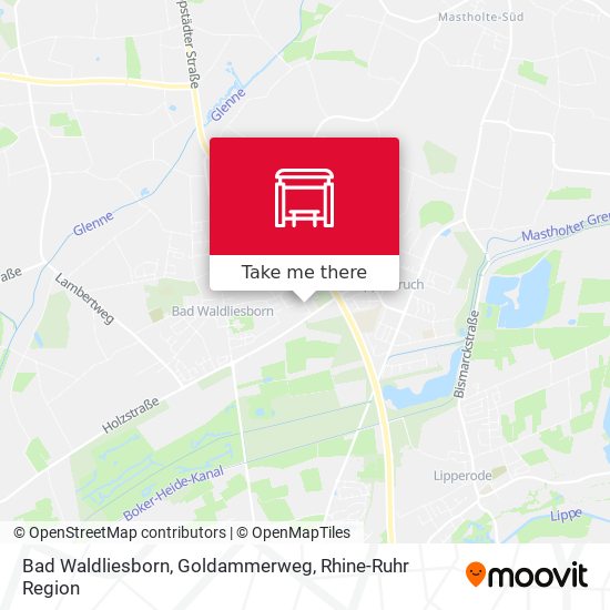 Bad Waldliesborn, Goldammerweg map