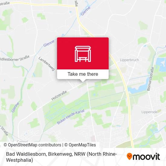 Bad Waldliesborn, Birkenweg map