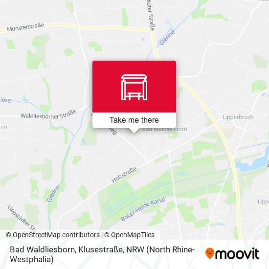 Bad Waldliesborn, Klusestraße map