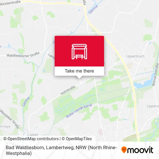 Bad Waldliesborn, Lambertweg map