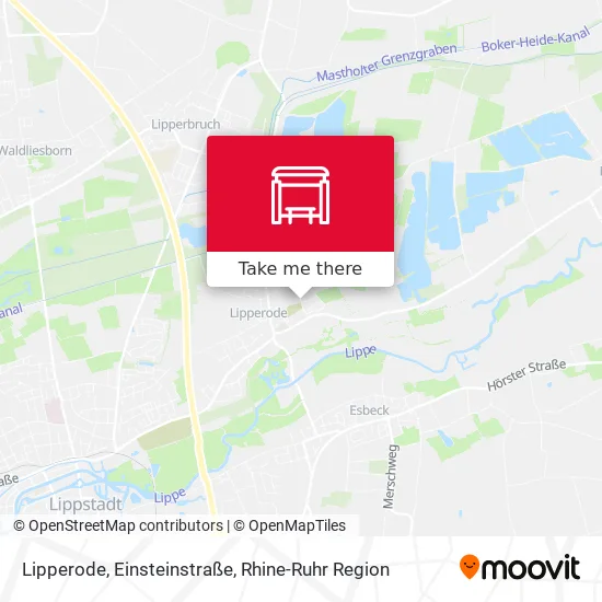 Карта Lipperode, Einsteinstraße