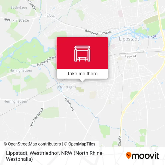 Lippstadt, Westfriedhof map
