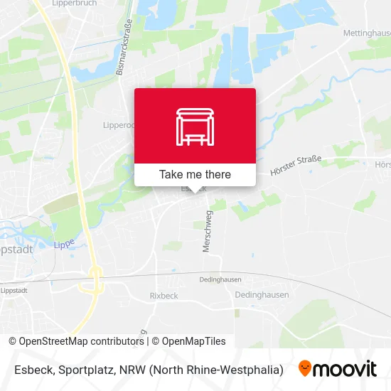 Esbeck, Sportplatz map