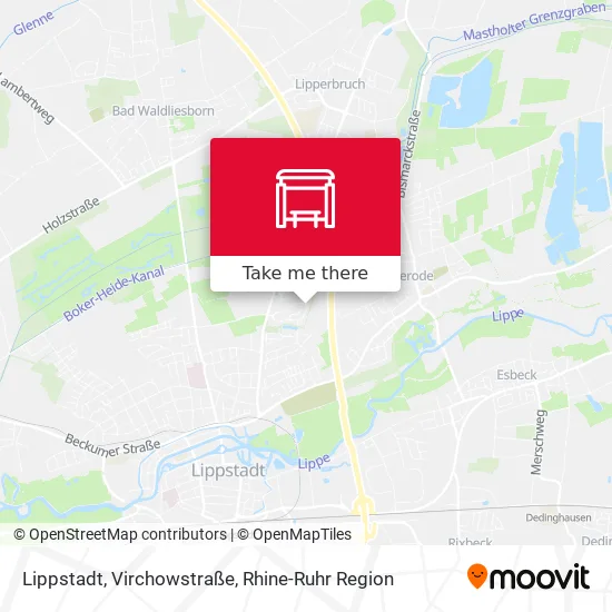 Карта Lippstadt, Virchowstraße