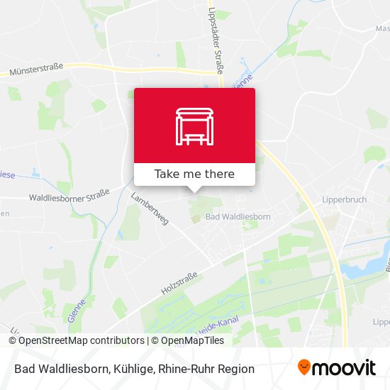 Bad Waldliesborn, Kühlige map