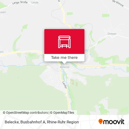 Карта Belecke, Busbahnhof A