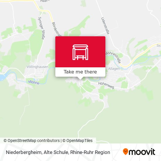 Niederbergheim, Alte Schule map