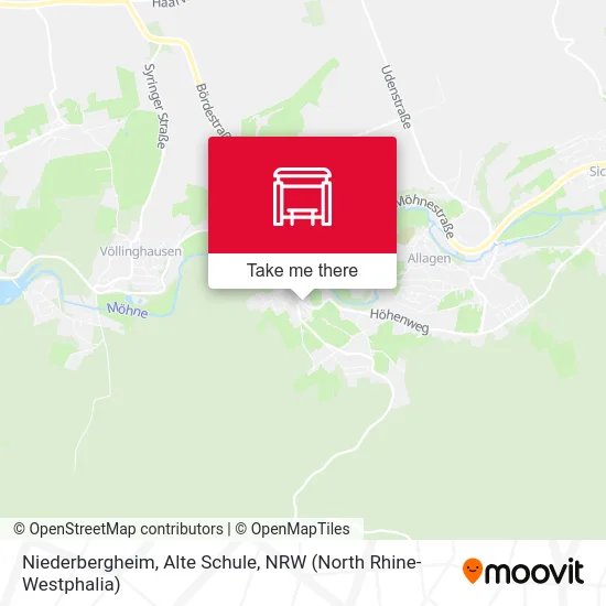 Niederbergheim, Alte Schule map