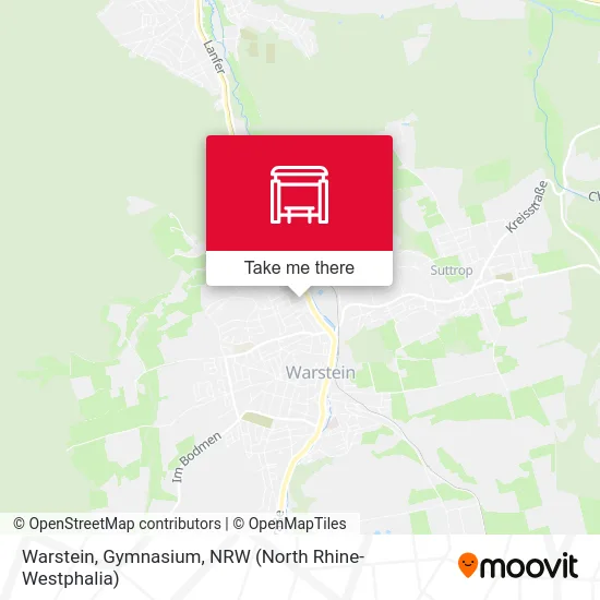 Warstein, Gymnasium map