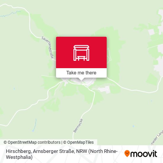 Hirschberg, Arnsberger Straße map