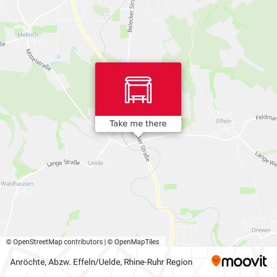 Anröchte, Abzw. Effeln/Uelde map