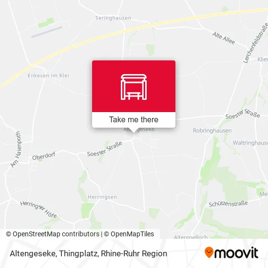 Карта Altengeseke, Thingplatz