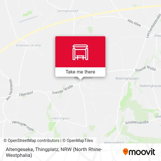 Altengeseke, Thingplatz map