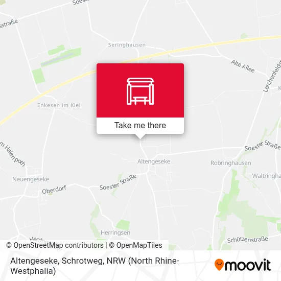 Altengeseke, Schrotweg map