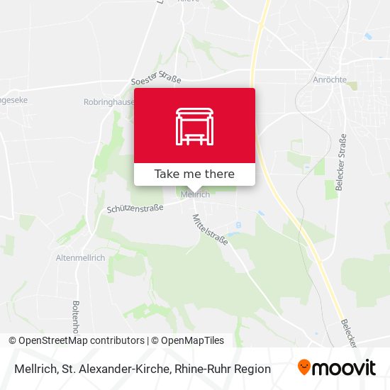 Mellrich, St. Alexander-Kirche map