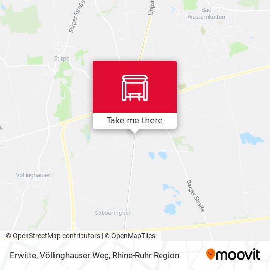 Erwitte, Völlinghauser Weg map