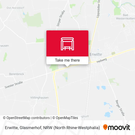 Erwitte, Glasmerhof map