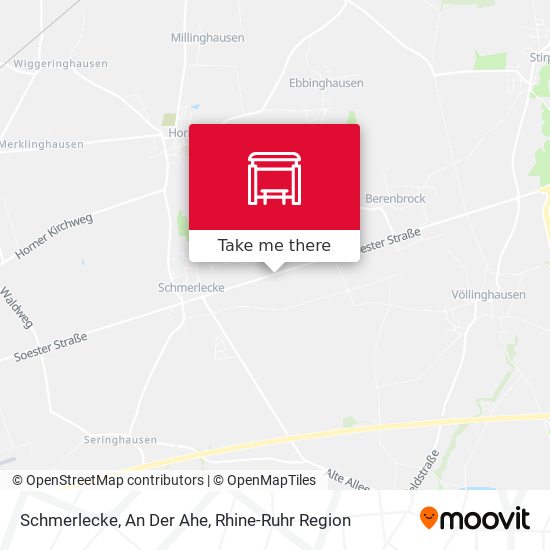 Schmerlecke, An Der Ahe map