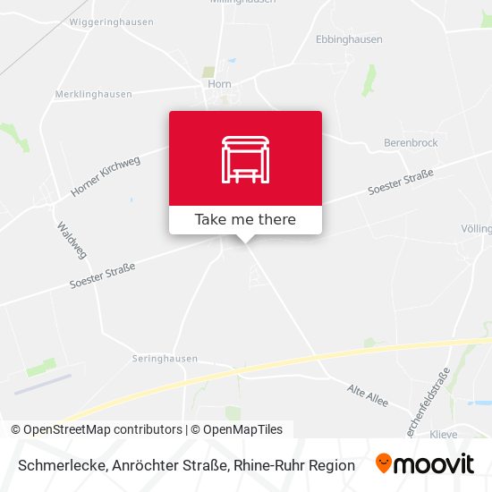 Schmerlecke, Anröchter Straße map