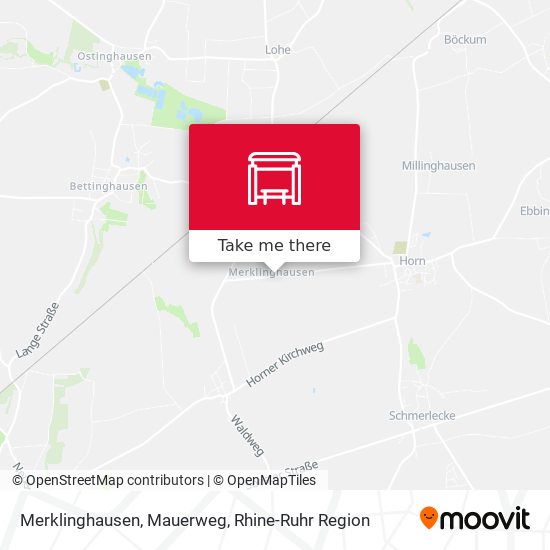 Merklinghausen, Mauerweg map