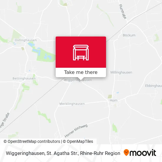 Карта Wiggeringhausen, St. Agatha Str.
