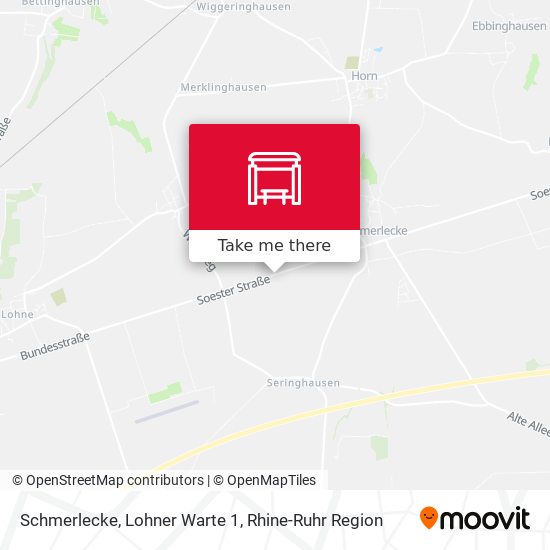 Schmerlecke, Lohner Warte 1 map