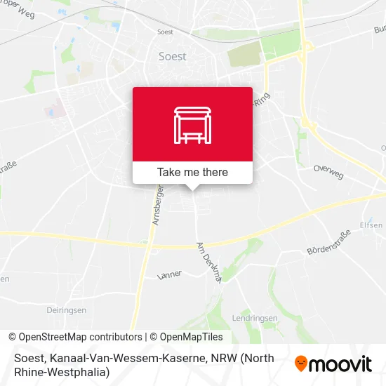 Soest, Kanaal-Van-Wessem-Kaserne map