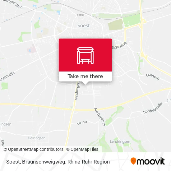 Карта Soest, Braunschweigweg