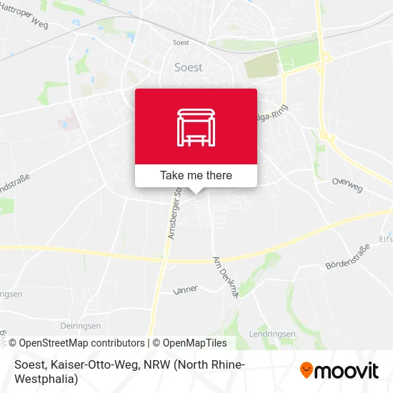 Soest, Kaiser-Otto-Weg map