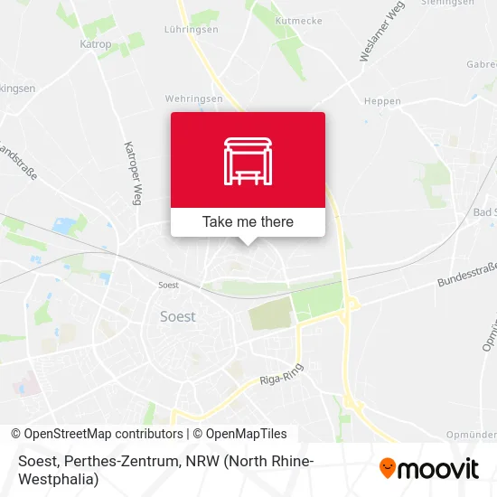 Soest, Perthes-Zentrum map