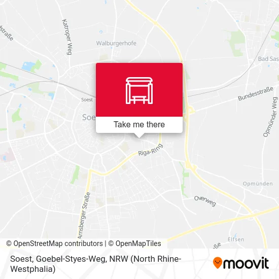 Soest, Goebel-Styes-Weg map