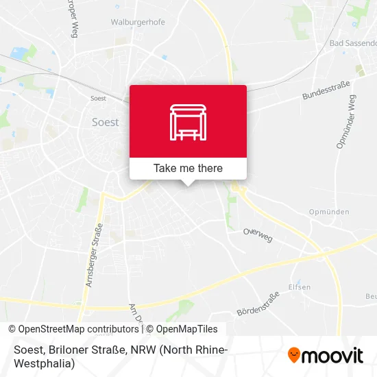 Soest, Briloner Straße map