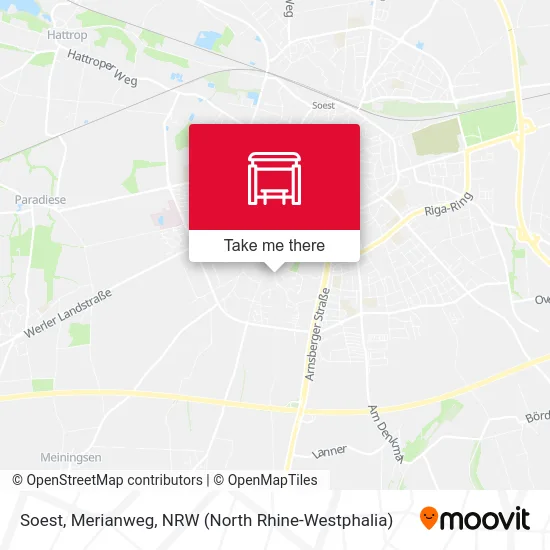 Soest, Merianweg map
