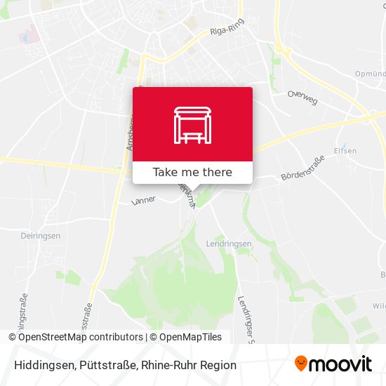 Hiddingsen, Püttstraße map
