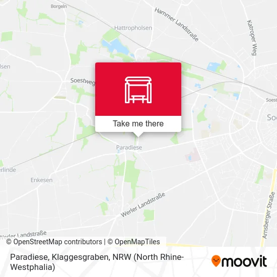 Paradiese, Klaggesgraben map