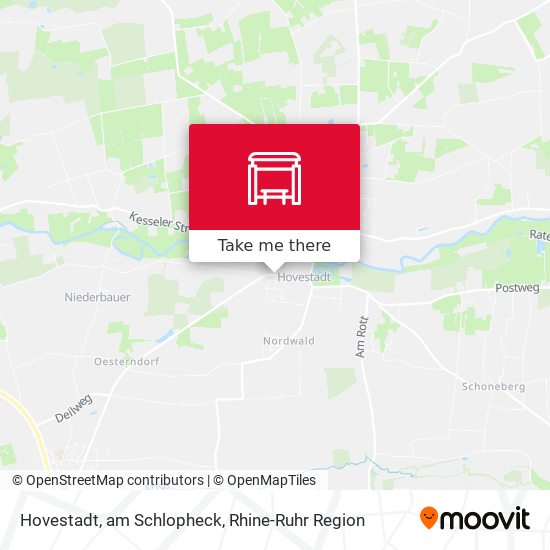 Карта Hovestadt, am Schlopheck