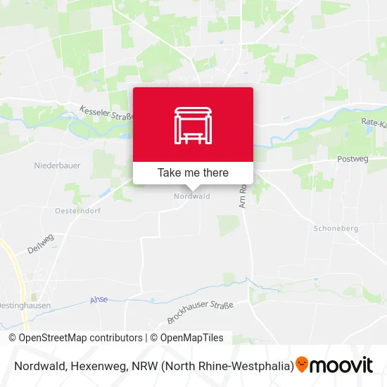 Nordwald, Hexenweg map