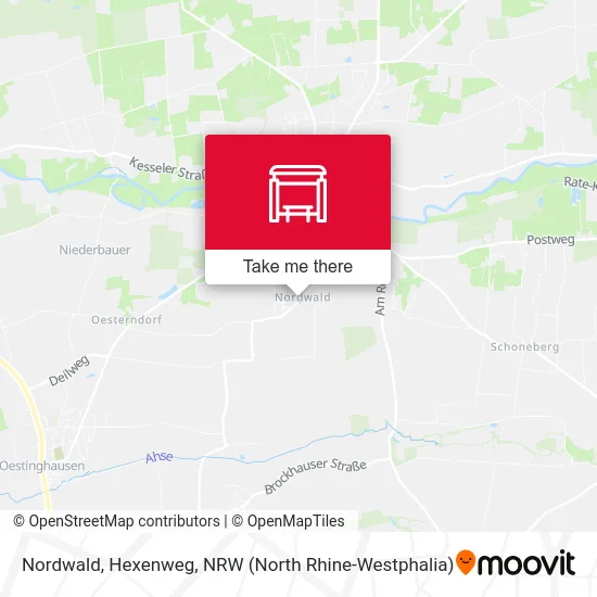 Nordwald, Hexenweg map