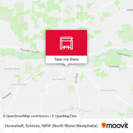 Hovestadt, Schloss map