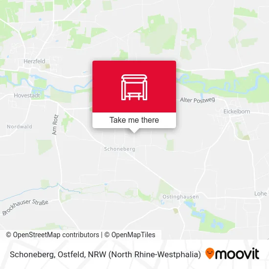 Schoneberg, Ostfeld map