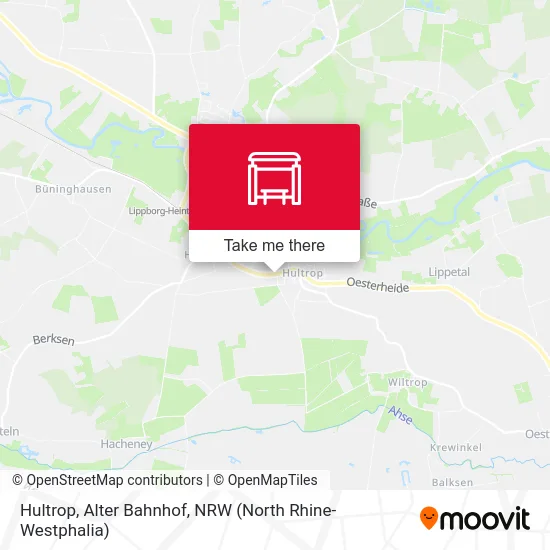 Hultrop, Alter Bahnhof map