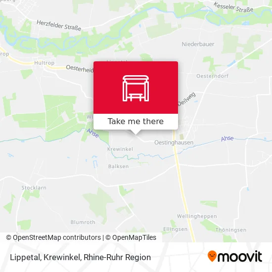 Карта Lippetal, Krewinkel
