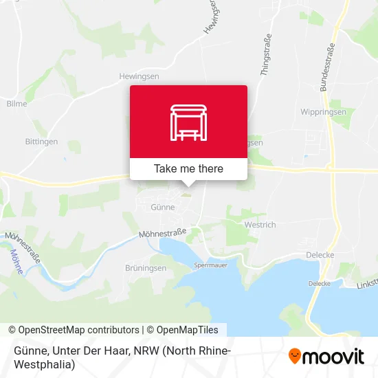 Günne, Unter Der Haar map