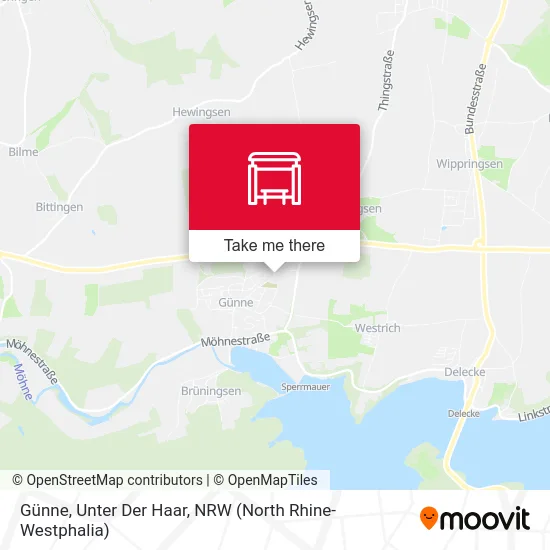 Günne, Unter Der Haar map