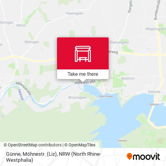 Günne, Möhnestr. (Liz) map